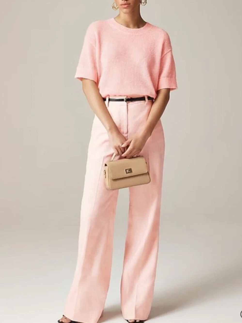 J. Crew Alpaca-blend oversized sweater T-shirt NWOT - Picture 2 of 9